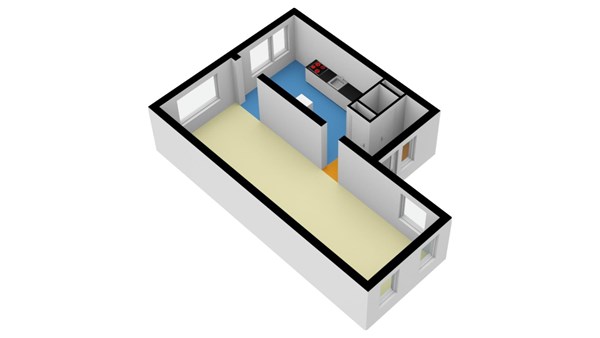 Floorplan - Terbregse Rechter Rottekade 248, 3055 XJ Rotterdam